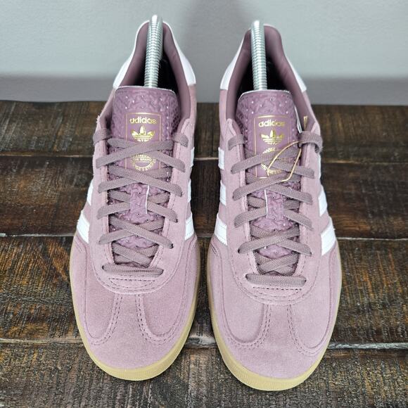 NEW adidas Gazelle Indoor Womens Size 7.5 Lifestyle Shoes Shadow Fig Gum IH5483 - Picture 2 of 13